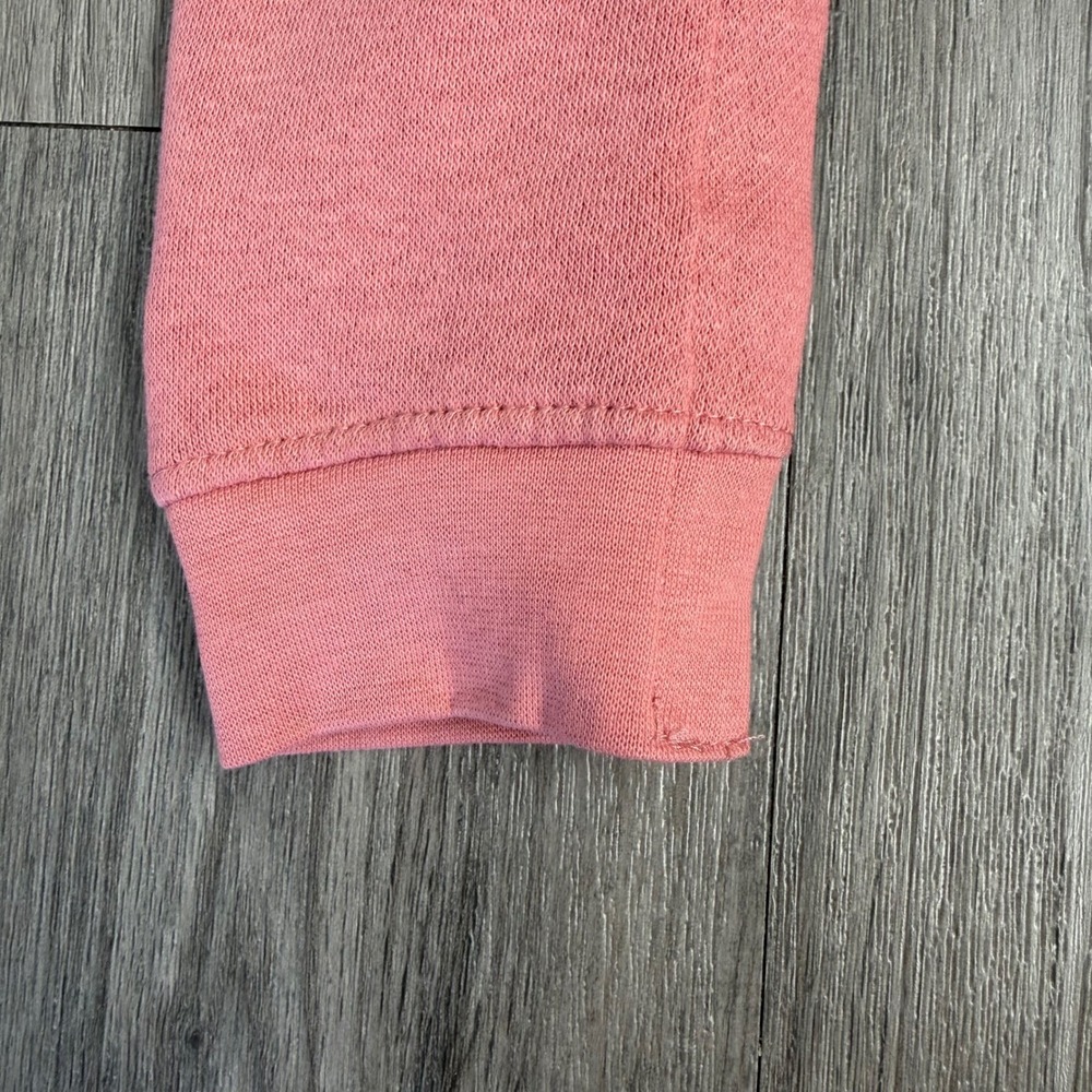 Made in New Mexico Romper Sweatsuit by Rabbit Skins Size 18M Salmon Pink - Picture 7 of 12